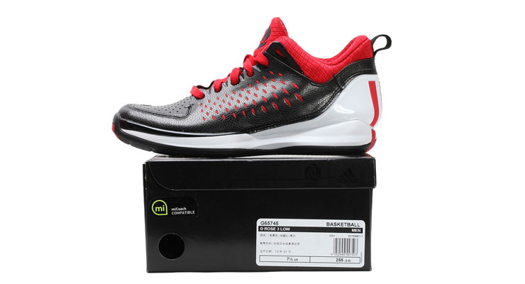 阿迪达斯adidas 2013年新款男子罗斯三代中帮运动篮球鞋n g65745 黑