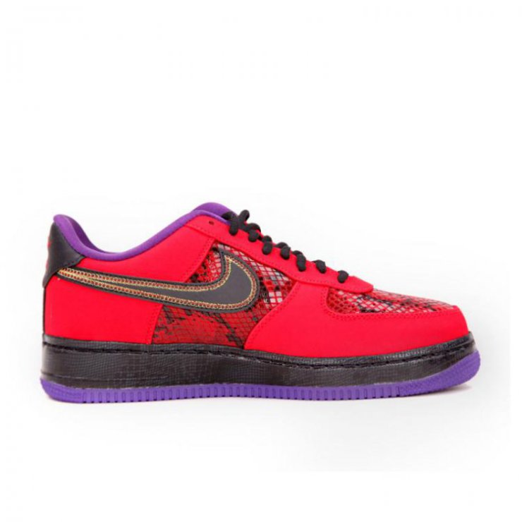 nike耐克 13新款air force 1 low 蛇年限定 男子复刻鞋555106-600