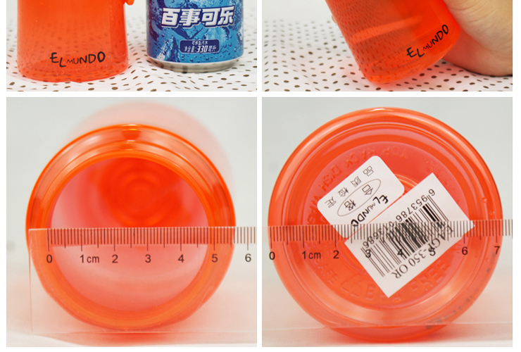 
                                        膳魔师出品艾蒙多塑料杯情侣套装亲子户外随手杯户外出游防漏手拎瓶水杯 700GY+350GY                