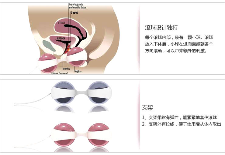 瑞典lelo露娜球 瑞典高品质私处紧致锻炼器