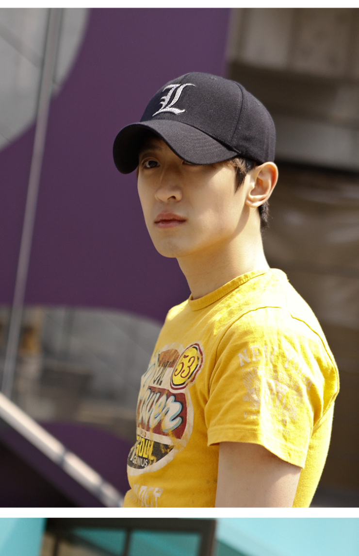 rayli 秋冬点钻帅气男女弹力棒球帽子 mz378 音符黑色 l(57-59cm)