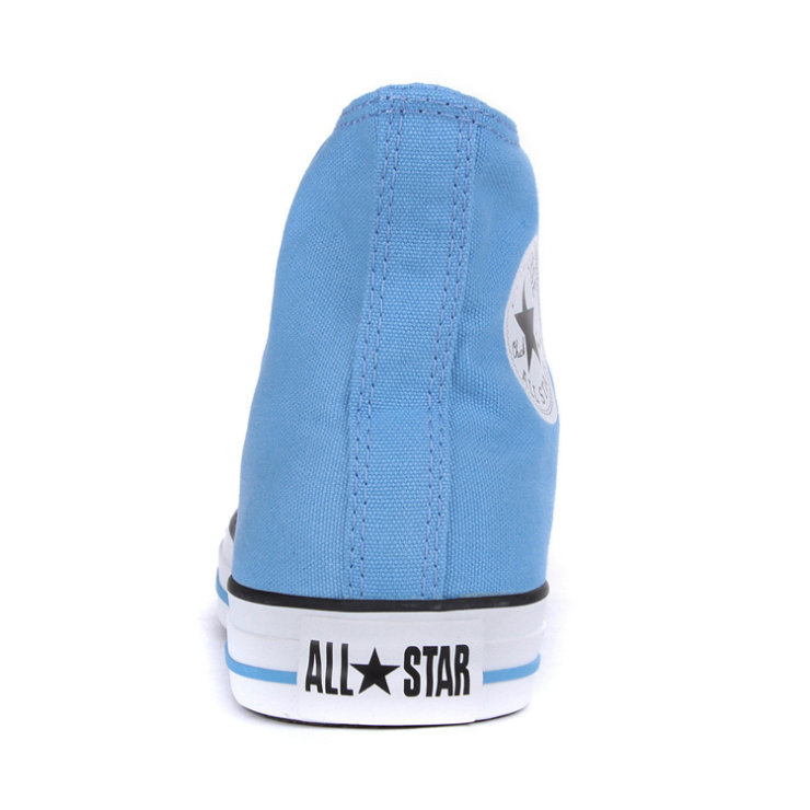 特价 匡威converse all star系列 浅蓝色高帮绑带帆布中性鞋126500