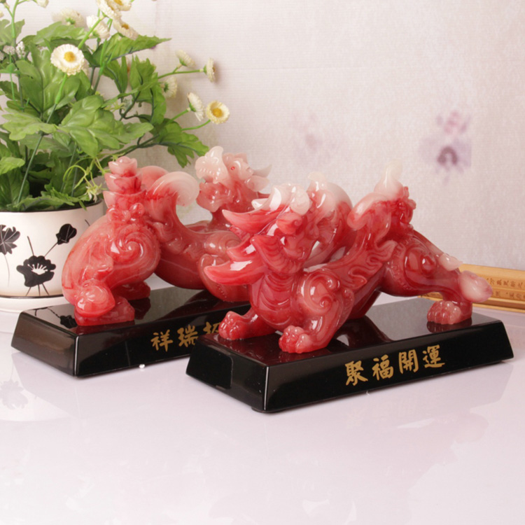 满意礼 聚福辟邪貔貅摆件 祥瑞招财 聚福开运貔貅 镇宅辟邪家居风水