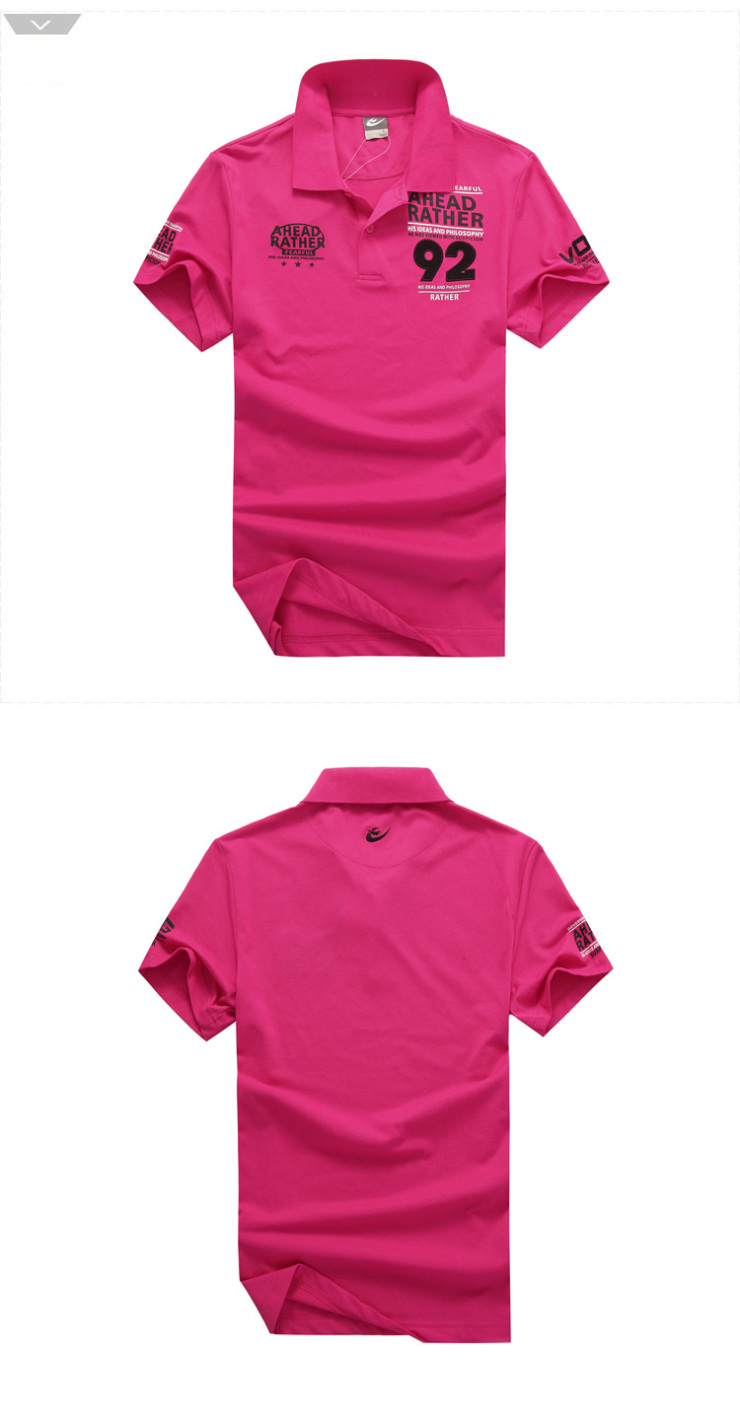 xdlong/喜得龙 海洋世界 夏季短袖运动休闲polo 1113160 紫色 xl