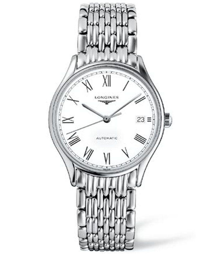 浪琴longines 律雅系列 自动机械男表 l4.760.4.11.