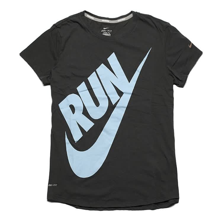 nike耐克 2013q2夏季新款女子短袖t恤 481061-061 黑色 165/88a