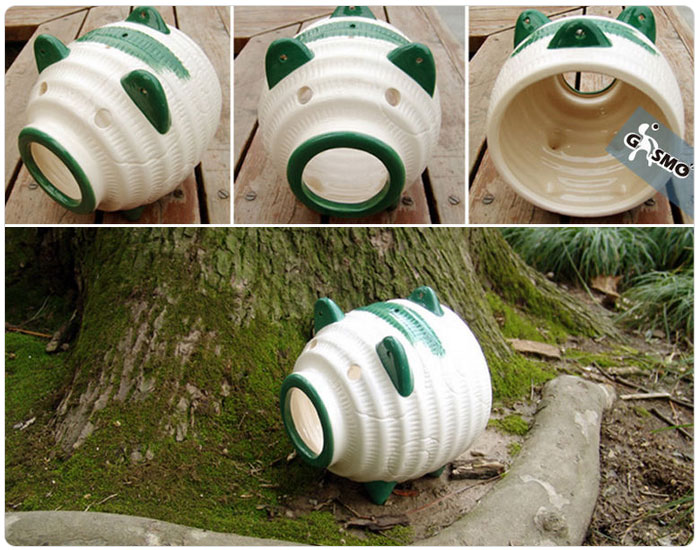 日本陶瓷蚊香猪