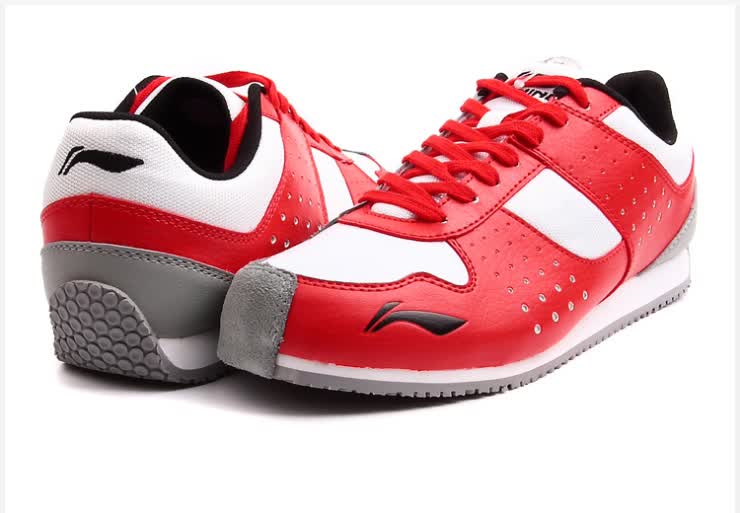 李宁专业运动 中性击剑鞋 adae040-1/adae040-3 红色 白色 38