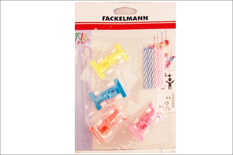 
                                                                                德国法克曼儿童生日蜡烛 带玩具 创意蜡烛 飞机 火车 小汽车造型 生日蜡烛52531款式随                