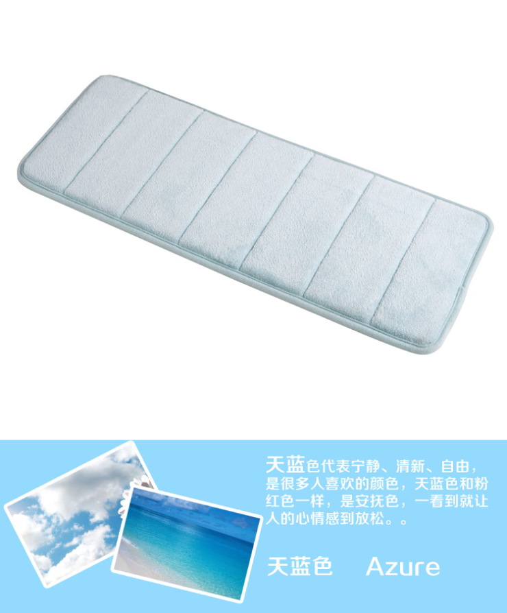 爱霓梦舟家纺记忆棉护肘垫 慢回弹护肘护手垫护腕垫趴睡垫 记忆棉护肘垫-深紫 60x20x1.5cm