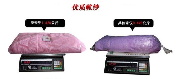
                                                                                圣安贝 蚊帐 不锈钢三开门拱形落地25管雪纺加密 粉色(标配三通送风扇） 180*200cm                