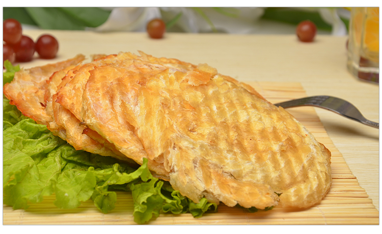 碳烤马面鱼片 海鲜零食烤鱼片 黄金香鱼片马面鱼干200g