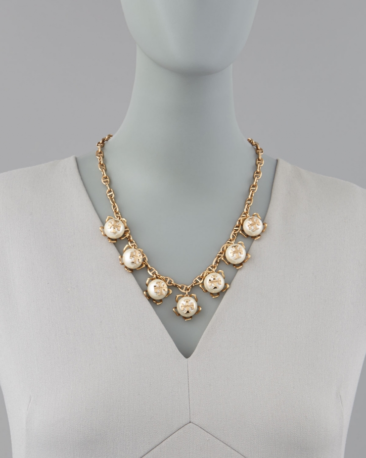 托里伯奇 tory burch 女式项链 ivory q00111606 one size