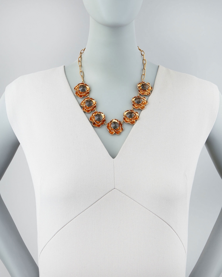 托里伯奇 tory burch 女式项链 gold q00121593 one size