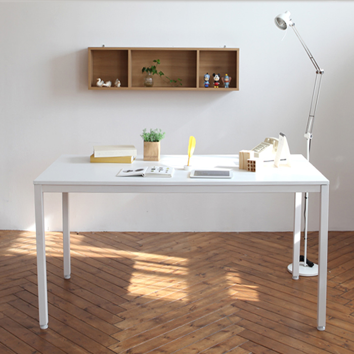 唯有唯美钢正书桌电脑桌办公桌桌子写字台办公好帮手sz003 白面白腿 1