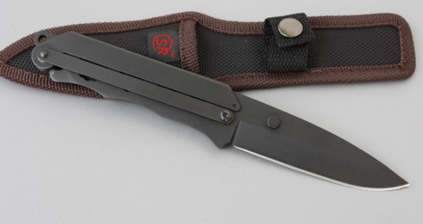 sr013多功能小刀折刀猎刀蝴蝶刀蝴蝶甩刀户外战术小直刀刀具小军刀