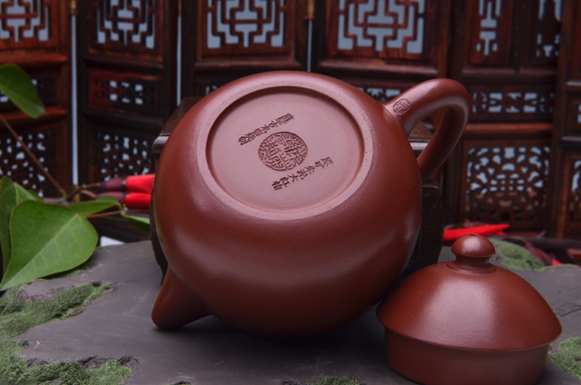 藏壶者宜兴紫砂壶 陈菊华国家级助工(全手工龙蛋壶)原矿朱泥大红袍