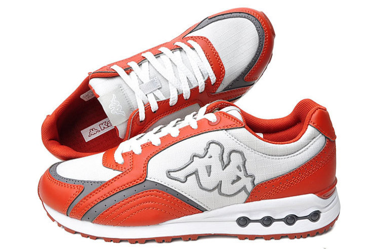 kappa 男 k0215mm19-501 casual清凉逸足科技缓震鞋底复古跑鞋 红色