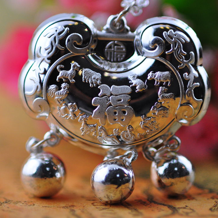 赛恩之光cyan lustre s990银宝宝富贵长命锁