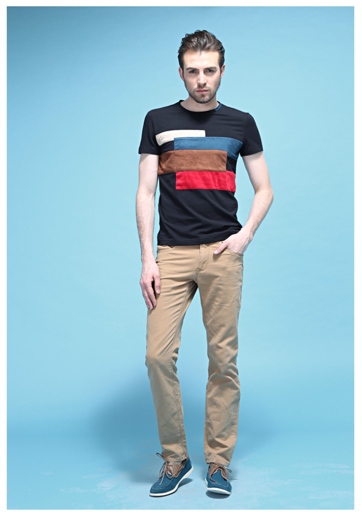 男装 休闲裤 麦根(mxn)2013夏装新品男式修身英.