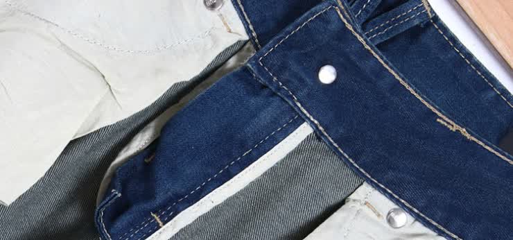 然与纯boyfriend牛仔裤 女 宽松大码显瘦破洞垮裤显瘦长裤 牛仔裤 r