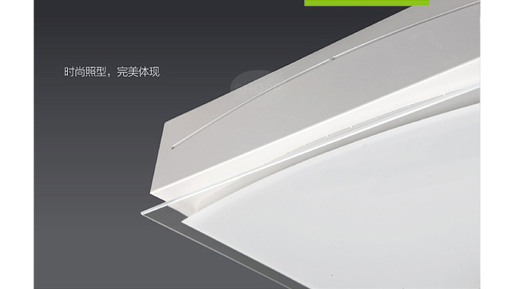 
                                        SHOPP 现代简约吸顶灯方形灯具客厅卧室书房灯玻璃灯罩XD1005 41*41cm 87W                