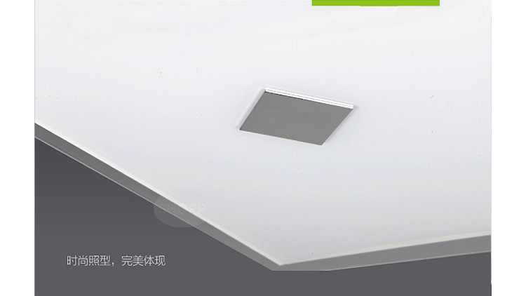 
                                        SHOPP 现代简约吸顶灯方形灯具客厅卧室书房灯玻璃灯罩XD1005 41*41cm 87W                
