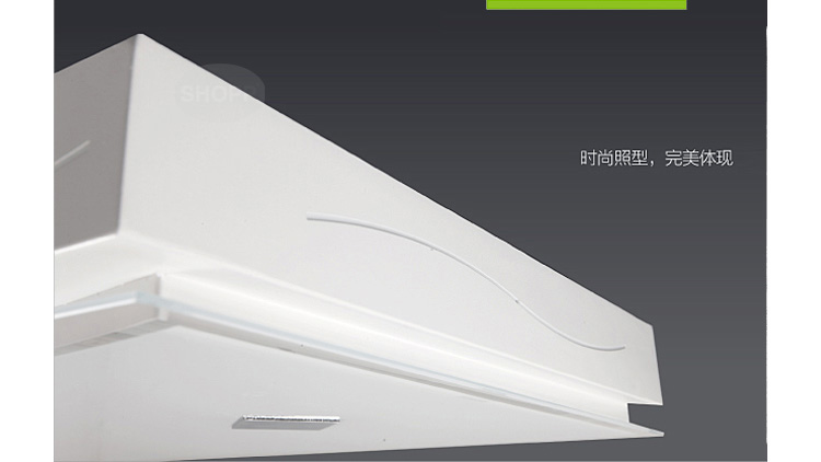 
                                        SHOPP 现代简约吸顶灯方形灯具客厅卧室书房灯玻璃灯罩XD1005 41*41cm 87W                
