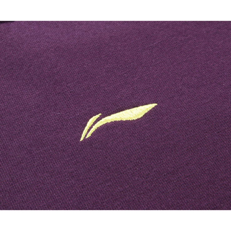 李宁lining 男款 短袖t恤polo衫 aplg183-2 紫色 s