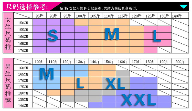 《 《《商品尺码表 女装尺码: 尺码 胸围 衣长 肩宽 袖长 适合身高