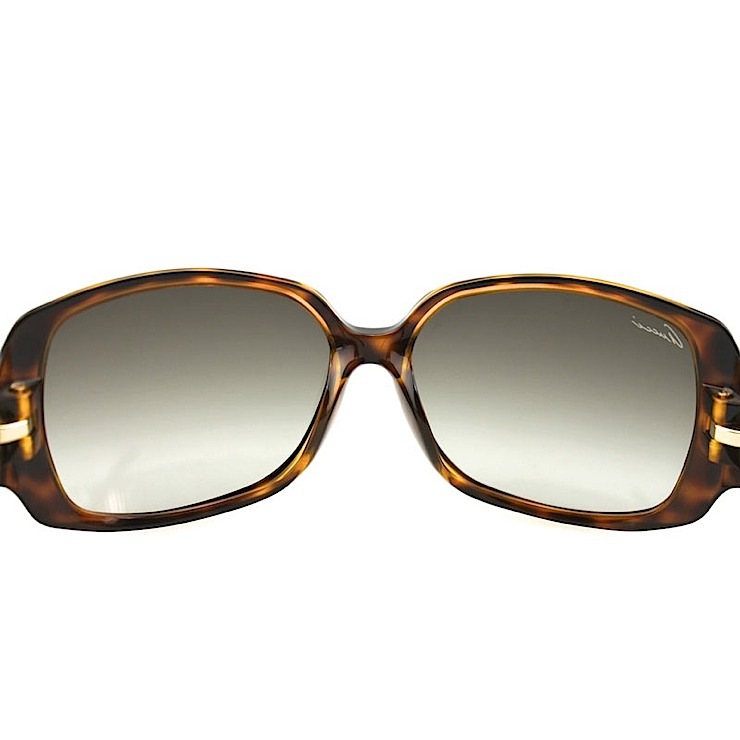 gucci 古驰 女款玳瑁色镜身金色logo时尚眼镜太阳镜 3520 791ha