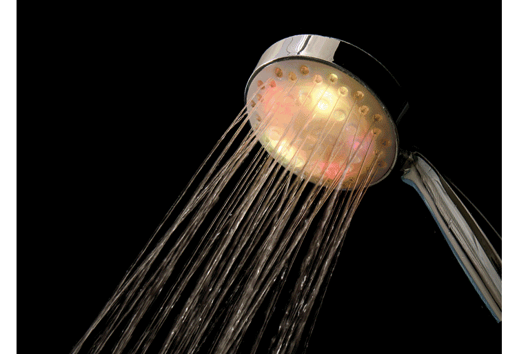 辉瓷 手持花洒喷头 七彩喷头 配软管