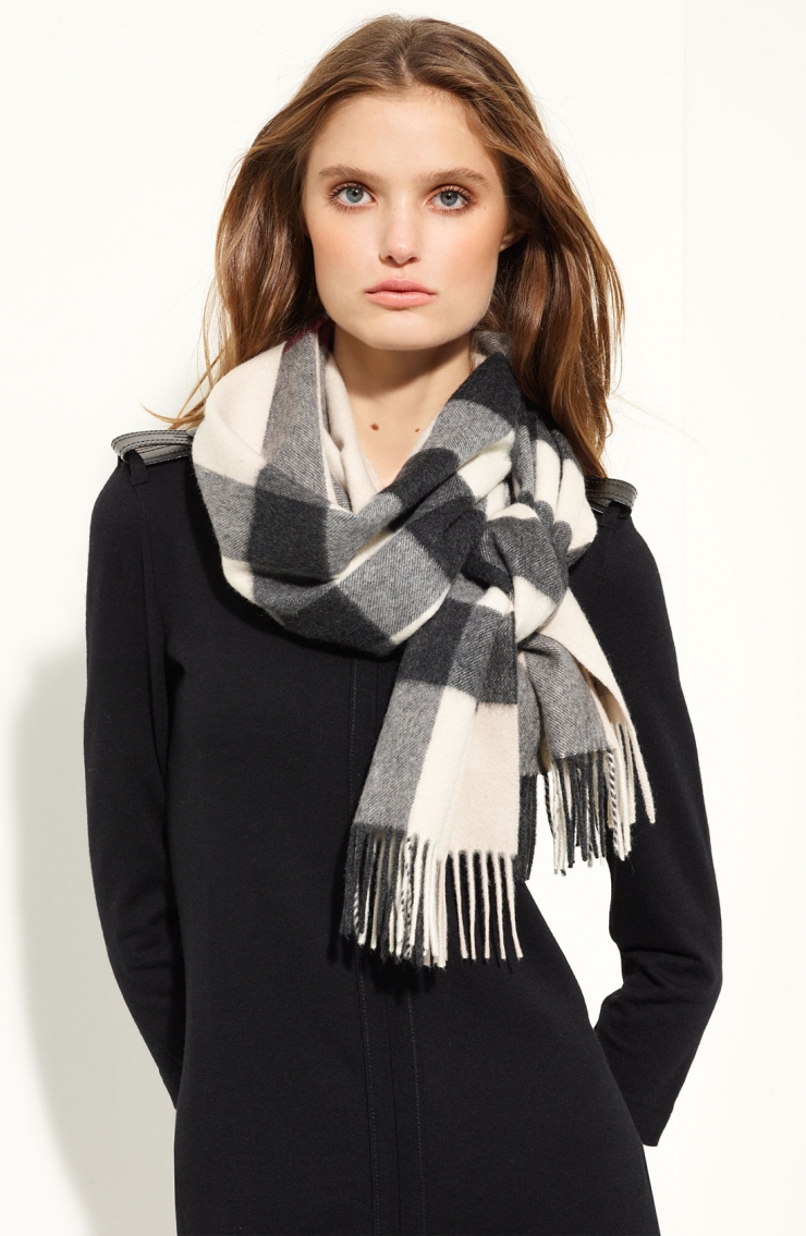 巴宝莉 burberry 女式围巾 trench check q00013985 one size