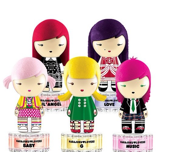 品牌故事:harajuku lovers原宿情人淘气娃娃香水系列是一个关于甜美
