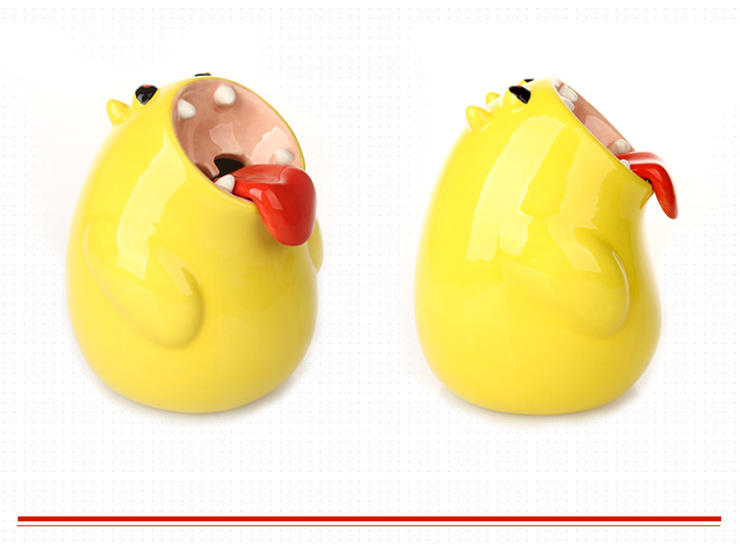 趣玩 贪吃鬼存钱罐 储钱罐 创意礼品 黄色