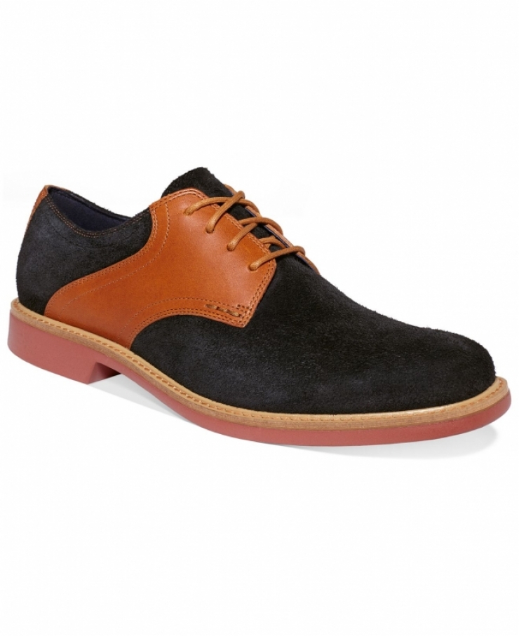 punctuate signature looks with a pair of saddle shoes from clee