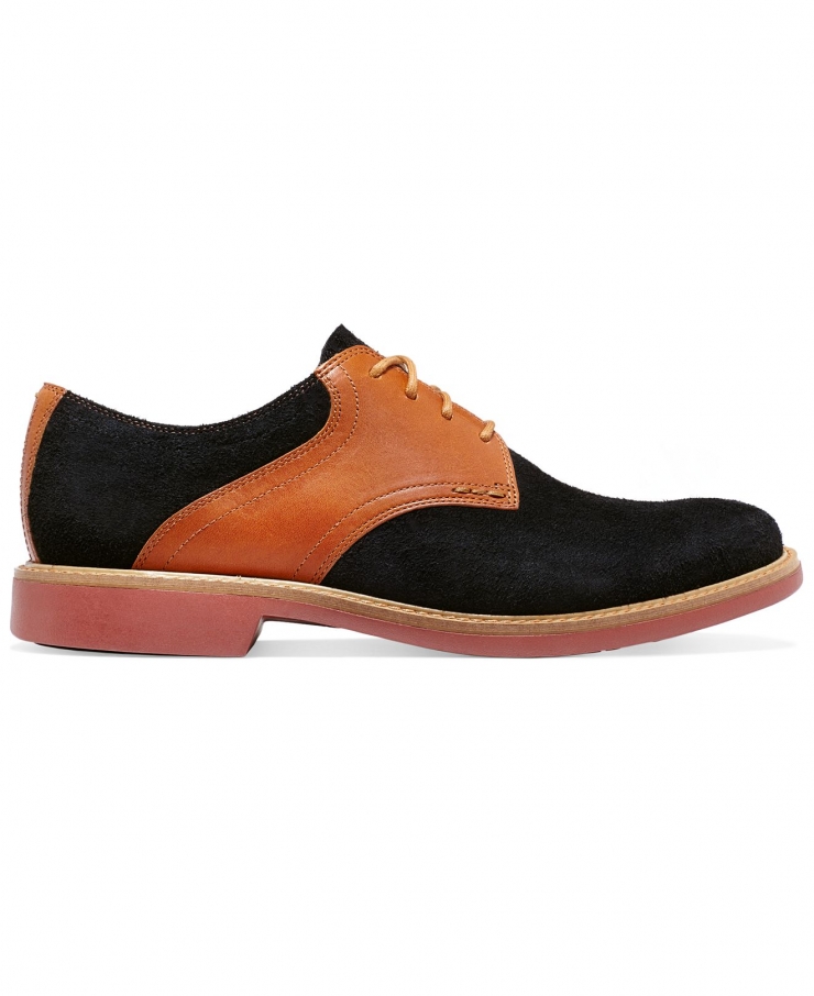 punctuate signature looks with a pair of saddle shoes from clee
