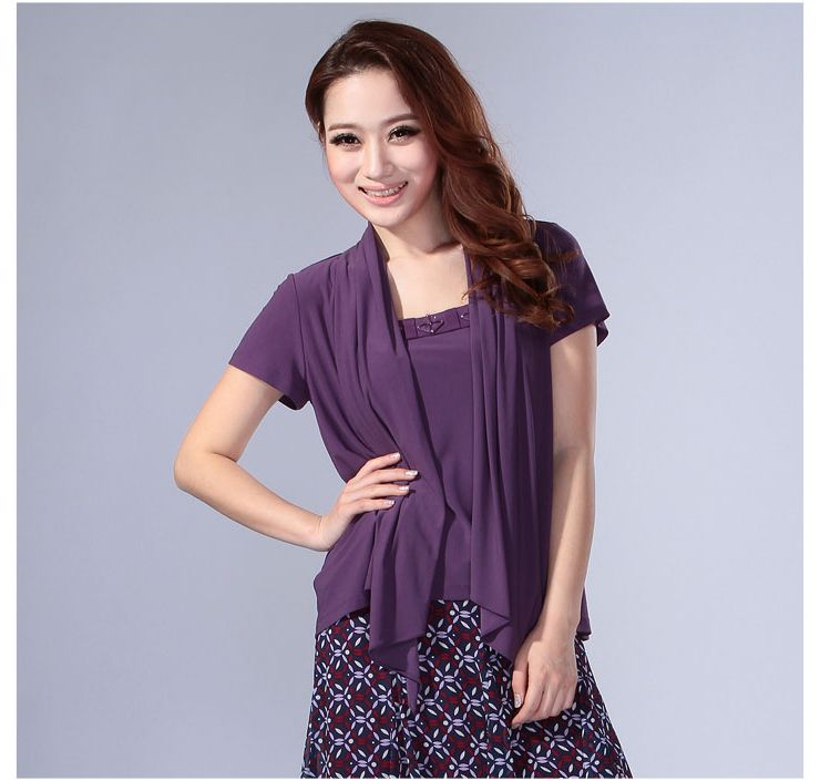 卡雷尔(cerel)特惠 春季新款女装 高贵绛紫色垂坠领女士针织背心两件