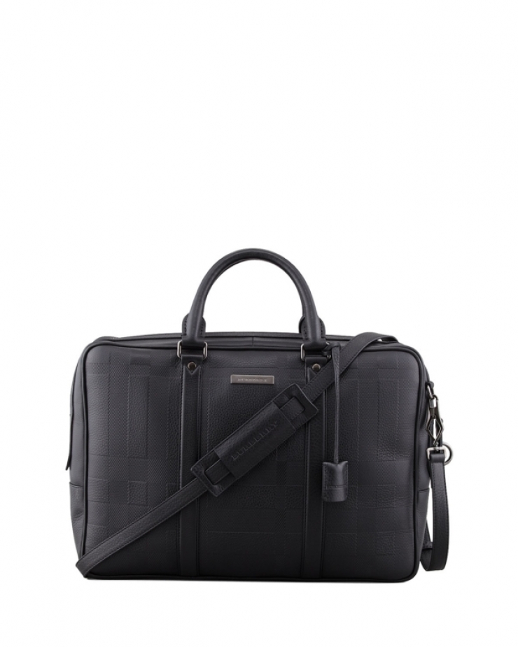 巴宝莉 burberry 男包 男式商务包 black q00172680