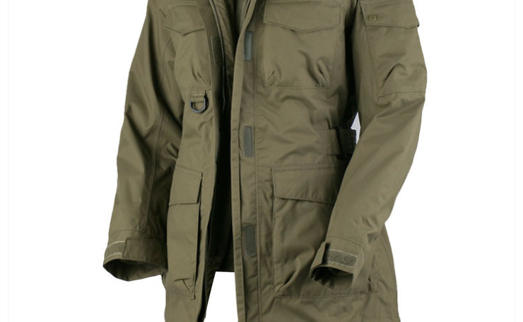 建侬 秋冬 带抓绒内胆 女款户外两件套风衣 女猎装6259送腰包 深灰 m