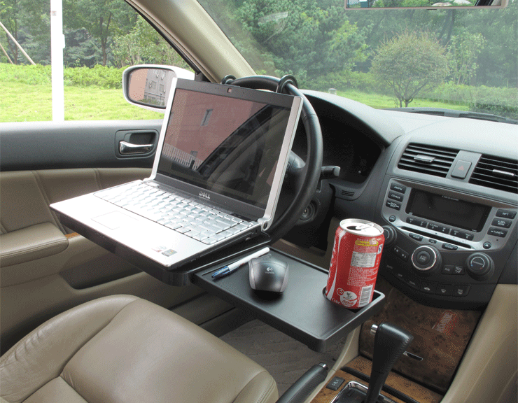 shunwei 多功能车用电脑托盘 车载电脑桌 汽车电脑架 车载餐桌 带抽屉