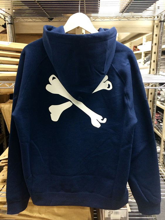 四季国际 日本代购 wtaps cross bone hooded骨头帽衫 余文乐14ss