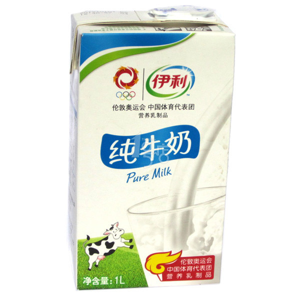 伊利 纯牛奶 1l