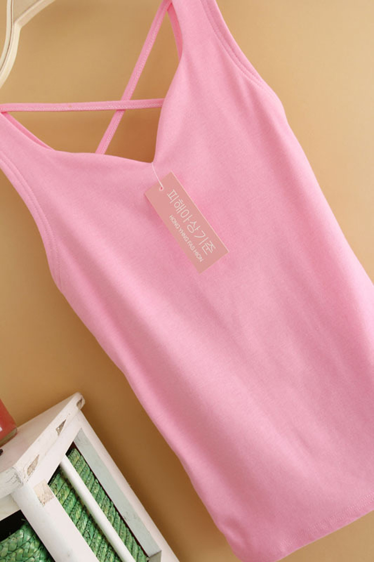 2014春装女装工字背心女打底小吊带衫小背心jt