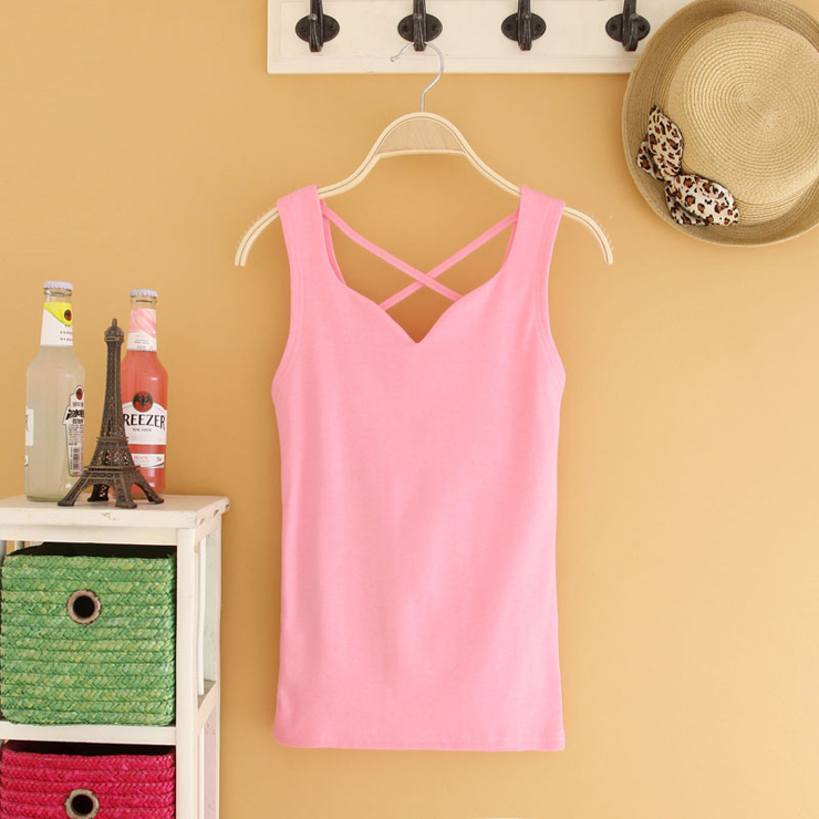 2014春装女装工字背心女打底小吊带衫小背心jt