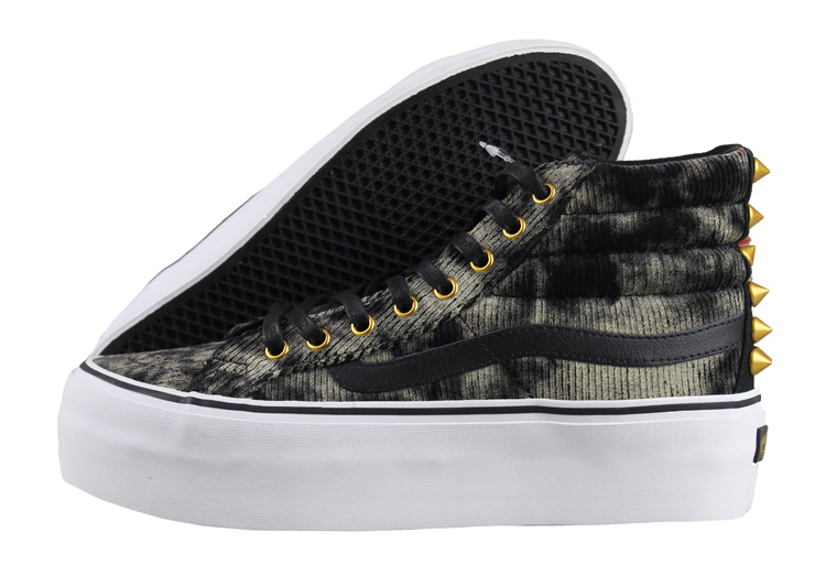 vans万斯范斯女鞋高帮潮流铆钉厚鞋底板鞋休闲鞋 dd vn-0rrfait/aiu