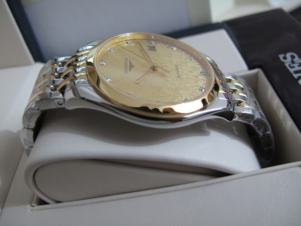 浪琴(longines)雅致系列男表l4.898.3.37.7男士手表 自动机械表 男表