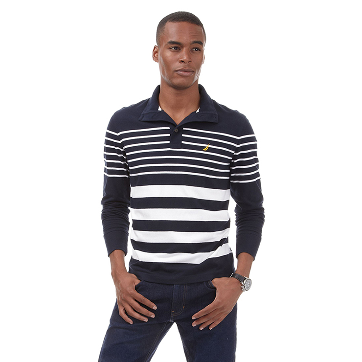 soft layer, sporting our classic nautical stripes and a handsome