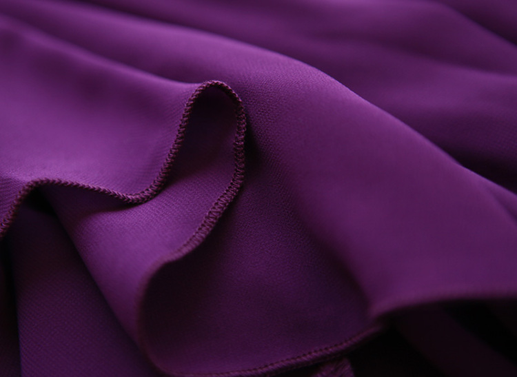 颜色:深蓝,紫色 面料:雪纺 重量:0.