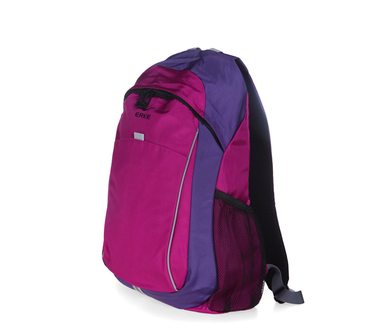 鸿星尔克erke男女通用双肩包书包旅行包电脑包g 耀蓝/矿石蓝